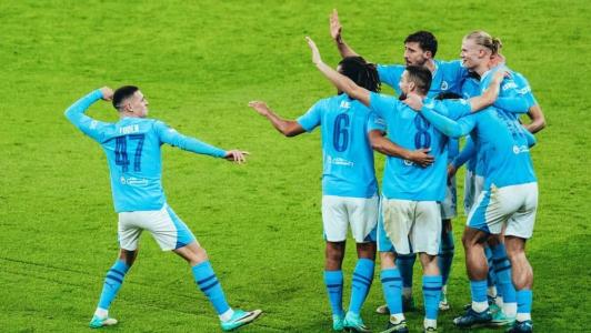 Manchester City na vitória por 3 a 0 sobre o Young Boys