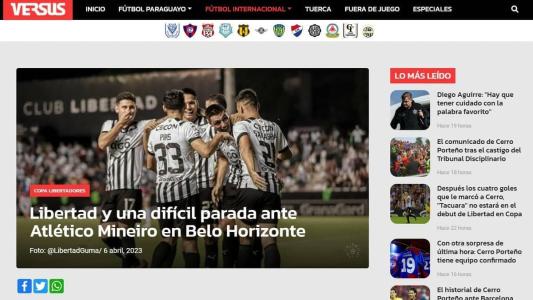 Manchete do jornal paraguaio La Nación