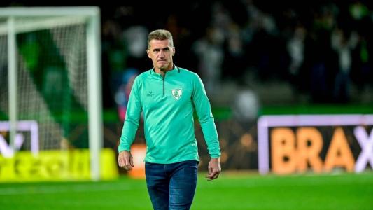 Mancini durante partida entre Coritiba x América válida pela 14ª rodada do Campeonato Brasileiro da Série A