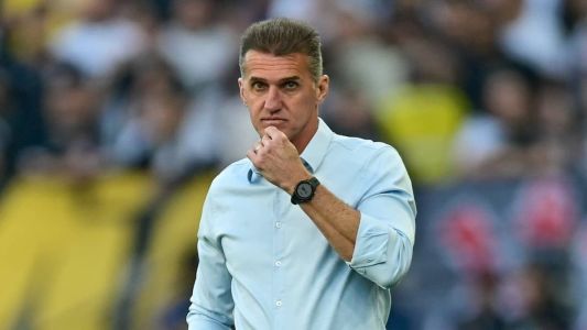 Mancini durante partida entre Corinthians e América, em jogo válido pelas quartas de final da Copa do Brasil