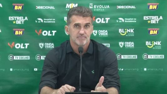 Mancini fez elogios à goleada do América sobre o Nova Iguaçu na Copa do Brasil