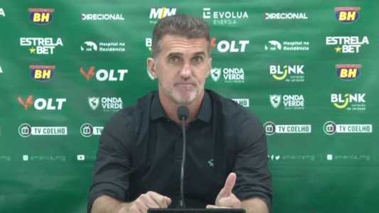 Mancini fez elogios à goleada do América sobre o Nova Iguaçu na Copa do Brasil
