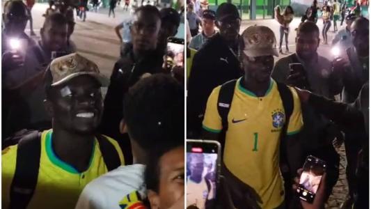 Mané apareceu vestindo a camisa 1 da Seleção Brasileira