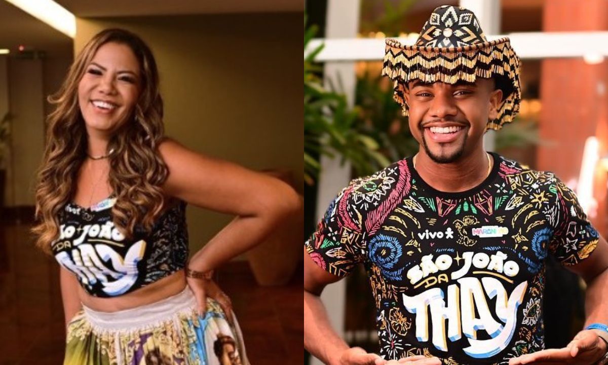 Mani Reggo reage a suposto 'climão' com Davi, do BBB 24, no São João da Thay