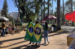 Manifestação de 7 de Setembro na Praça da Liberdade