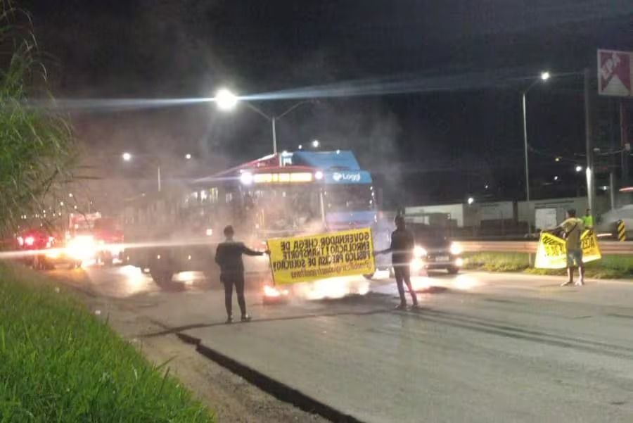 Vídeo: manifestação na BR-040, na Grande BH, deixa trânsito lento nesta segunda-feira (8); confira