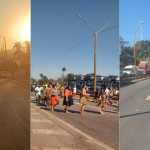 Manifestação indígena na BR-381, desde a madrugada, causa congestionamento de quase 13 km