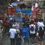 Manifestantes e metroviários contrários à privatização do metrô de BH ocupam sede da CBTU