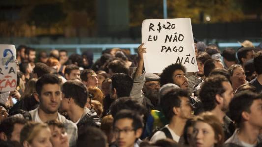Manifestações de junho de 2013 começaram com crítica ao aumento da passagem do transporte público em São Paulo