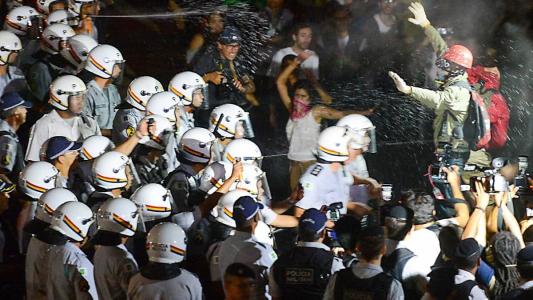 Manifestações tomaram as ruas do país no mês de junho de 2013