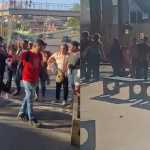 Manifestantes ocupam a Estação São Gabriel, em BH, e atrapalham a saída dos ônibus