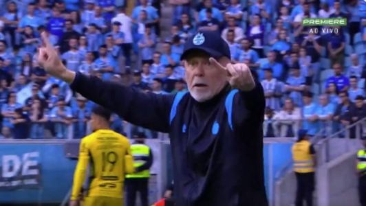 Mano Menezes se revolta com substituição errada do Grêmio em derrota para o Mirassol