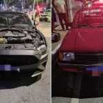 Motoristas de Chevette e Mustang são presos fazendo manobras radicais na avenida Cristiano Machado