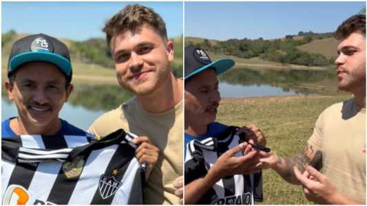 Manoel Gomes e Gustavo Tubarão se encontram em Minas Gerais