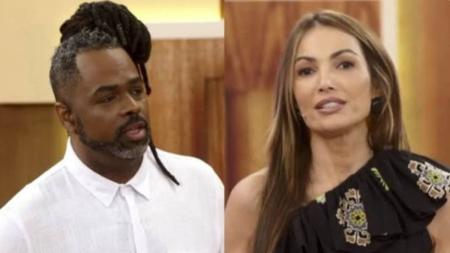 Manoel Soares e Patrícia Poeta no 'Encontro'