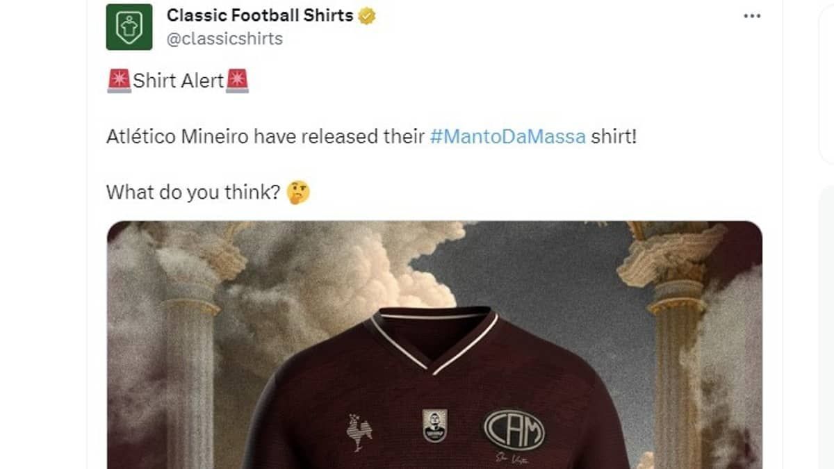 Atlético: novo Manto da Massa ganha repercussão internacional