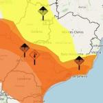 BH registra rajadas de vento de 95 km/h em dia de chuva forte e recorde de calor