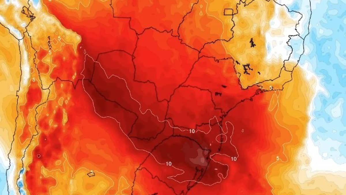 Onda de calor pode provocar ‘muito granizo’ e vendavais em regiões do Brasil