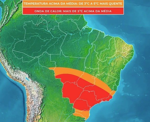 Onda de calor se estende e deve atingir várias regiões de Minas; veja mapa