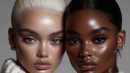 Maquiagem glowy de verão menos produto, mais pele real