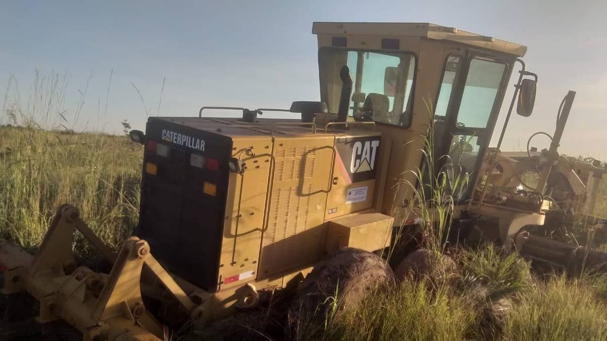 Motoniveladora de R$ 1 milhão roubada em Minas é encontrada no Maranhão, a 2 mil km de distância