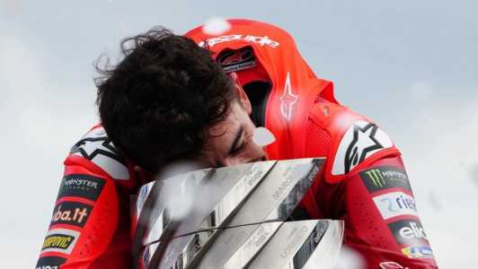 Marc Márquez comemora título da MotoGP