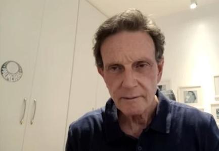 O deputado federal Marcelo Crivella concede entrevista à Itatiaia