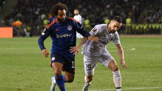 Marcelo durante breve passagem pelo Olympiacos, da Grécia