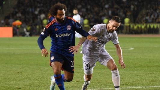 Marcelo durante breve passagem pelo Olympiacos, da Grécia