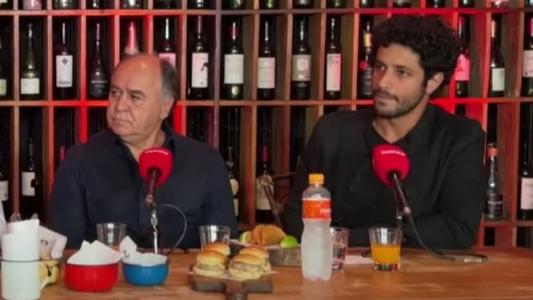 Marcelo Oliveira e Leo participaram do programa Bastidores