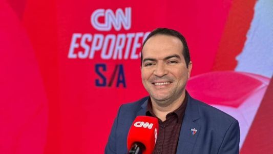 Marcelo Paz, presidente do Fortaleza, durante participação no CNN Esportes S/A
