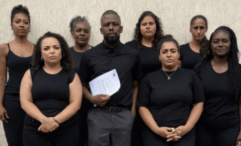 Marcha dos homens Mariana - Reprodução