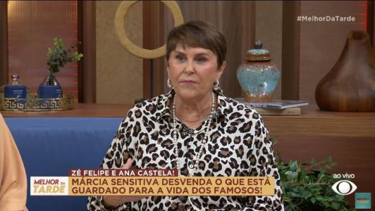 Márcia Sensitiva falou sobre Zé Felipe e Ana Castela no 'Melhor da Tarde', da Band TV