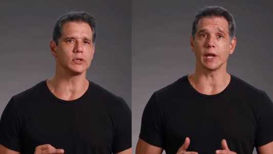 Márcio Garcia é o rosto da campanha contra o consumo de leite de vaca