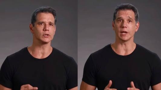 Márcio Garcia é o rosto da campanha contra o consumo de leite de vaca