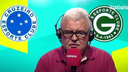 Márcio Rezende analisa lance de jogo entre Cruzeiro e Goiás