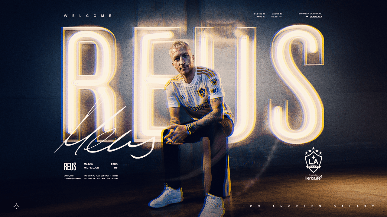 Ídolo do Borussia Dortmund, Marco Reus é anunciado pelo LA Galaxy, dos EUA