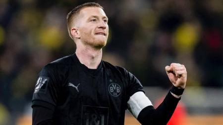 Marco Reus vibra em vitória do Borussia sobre o Hertha Berlin
