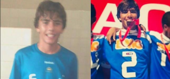 Marco Rotondano na época em que defendia os times de base do Cruzeiro