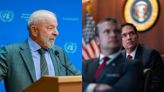 Lula e Marco Rubio.