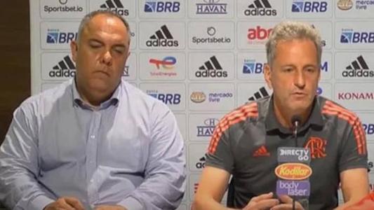 Marcos Braz comandava o futebol rubro-negro quando Rodolfo Landim presidia o clube