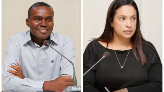 Marcos Crispim (PP) e Loide Gonçalves (Podemos)