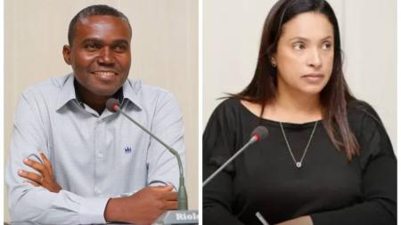 Marcos Crispim (PP) e Loide Gonçalves (Podemos)