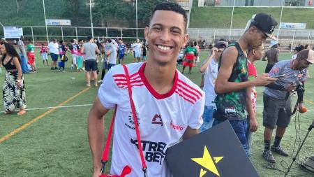 Marcos Lopes, zagueiro do Estrela Mirim, foi o melhor jogador em campo