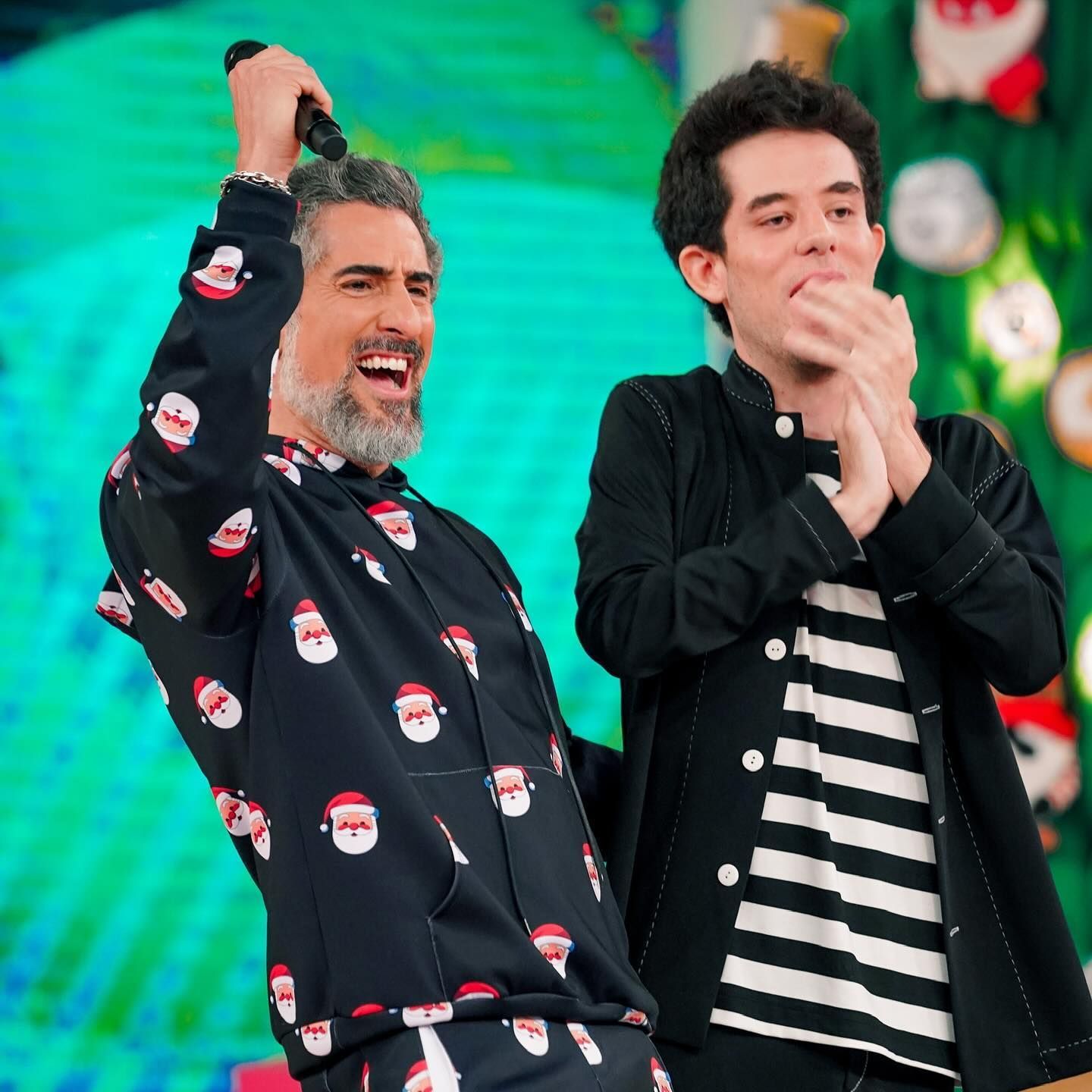 Filho autista de Marcos Mion se apresenta no palco do 'Caldeirão': 'Orgulho'