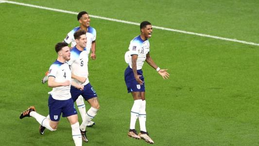 Marcus Rashford, da Inglaterra, é um dos artilheiros da Copa até o momento