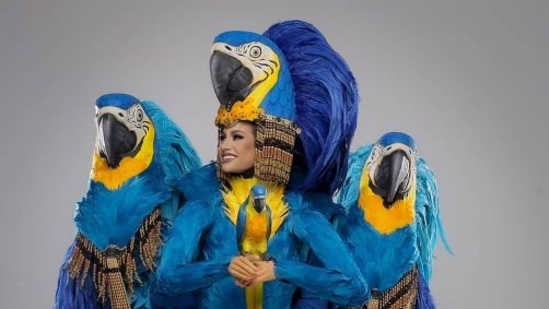 Maria Brechane usará traje em homenagem à arara azul