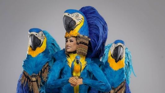 Maria Brechane usará traje em homenagem à arara azul