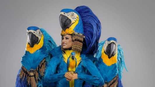 Maria Brechane usará traje em homenagem à arara azul