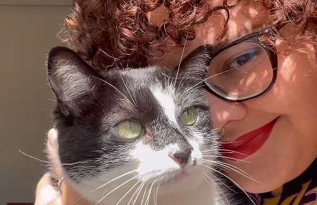 “Foi a Celeste que me salvou”: influenciadora compartilha história com gatinha e encanta internet